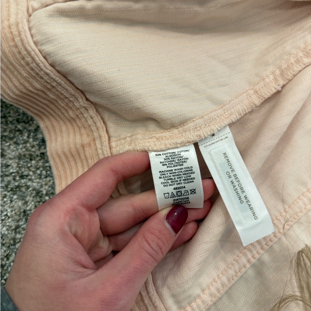 Pale Pink Loft Trucker Jacket - Picture 5 of 9